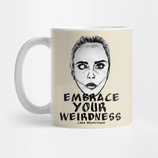 embrace your weirdness Vintag Arts Mug